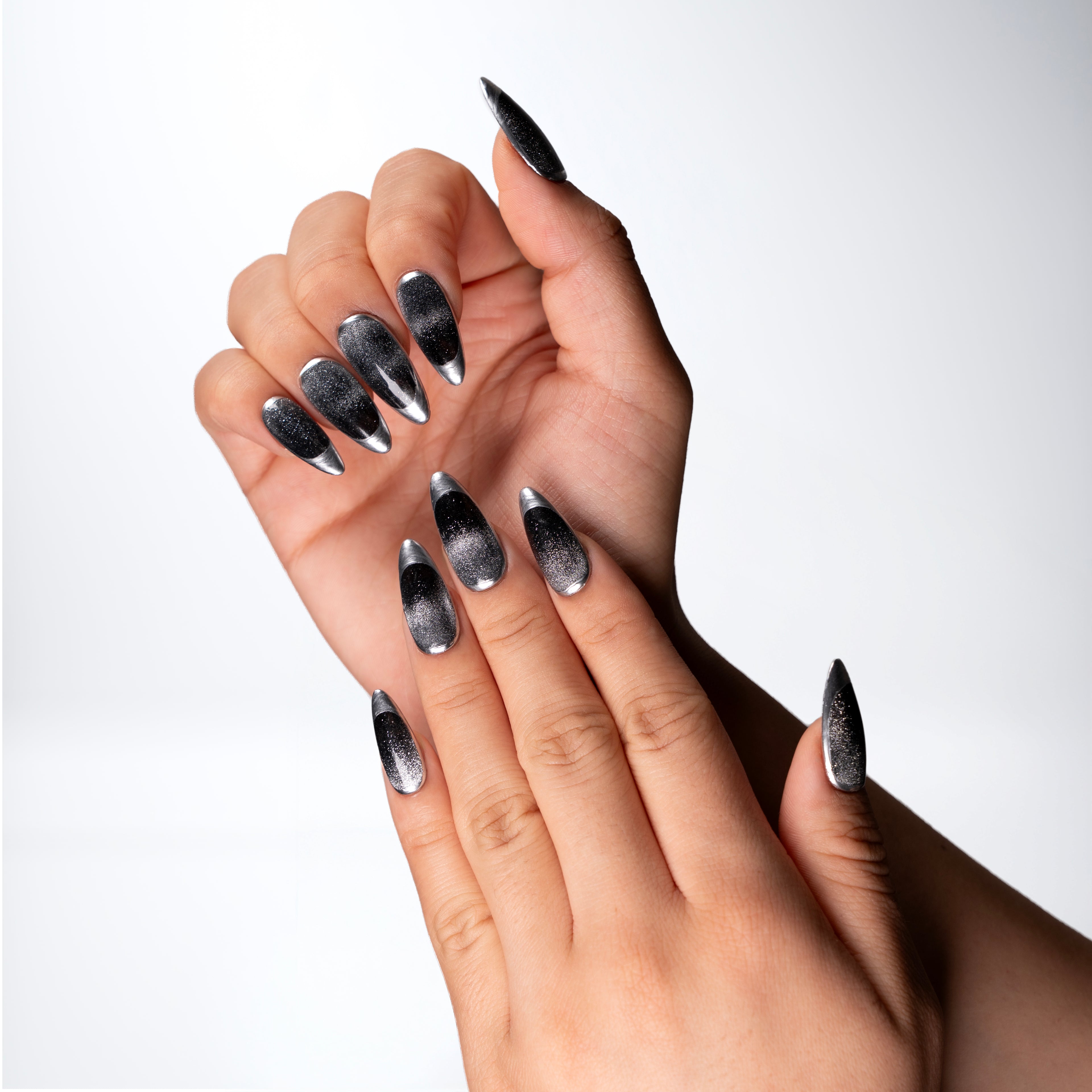 Midnight Silver Cat Eye