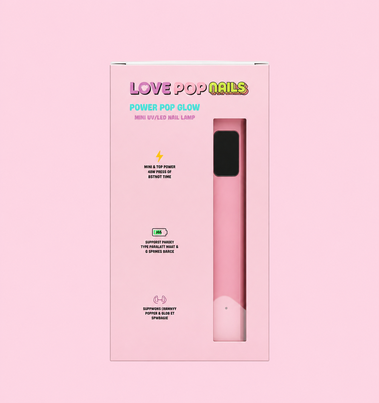 Power Pop Glow (UV/LED NAIL LAMP) Pink