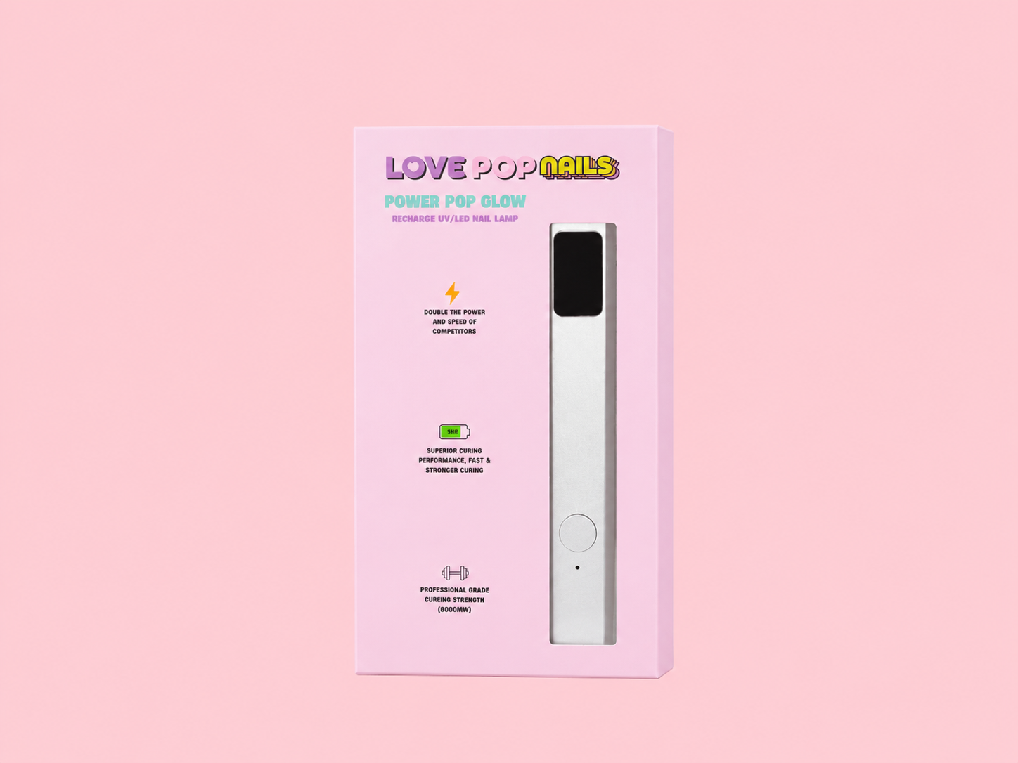 Power Pop Glow (UV/LED NAIL LAMP) White