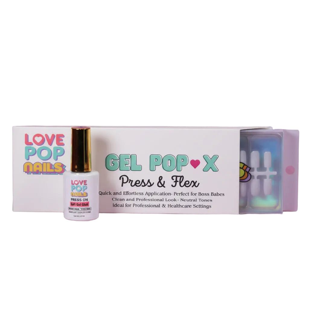 Gel Pop X (Press & Flex) plus Soft Gel Glue Bundle