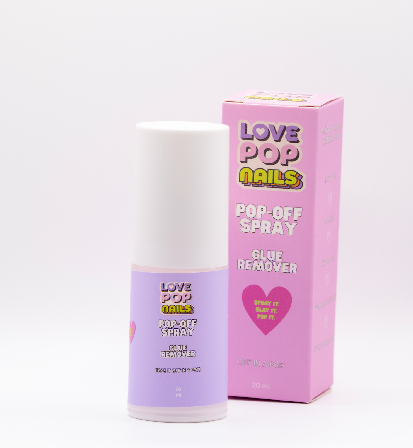 Press-On Glue + Spray Remover Bundle