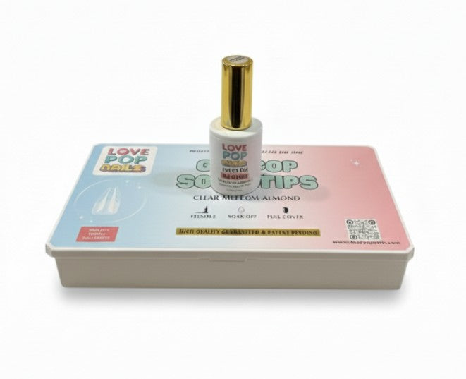 Soft Tips Medium Almond (Soft Gel Glue)