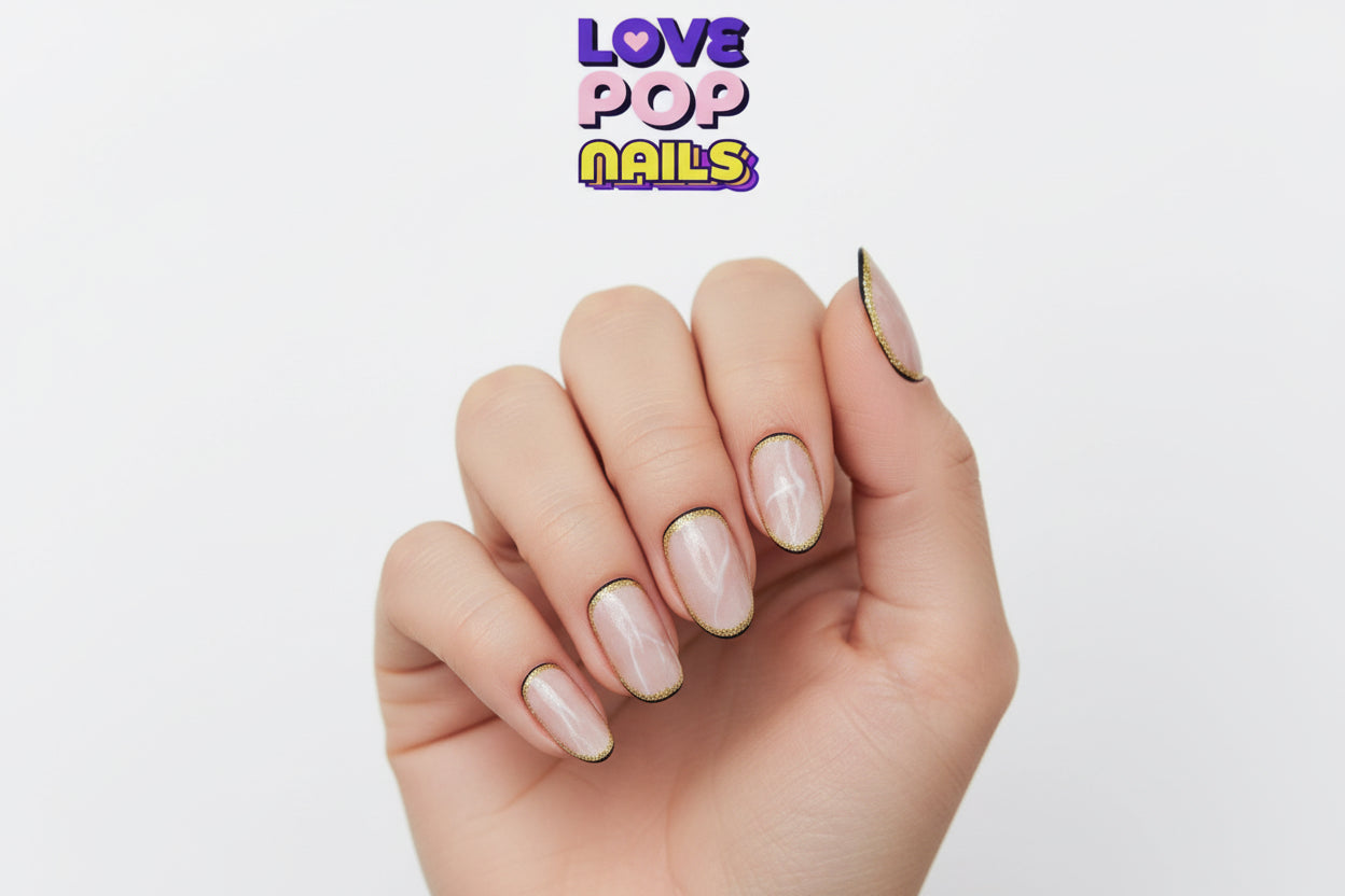 Black Edge Marble Glow